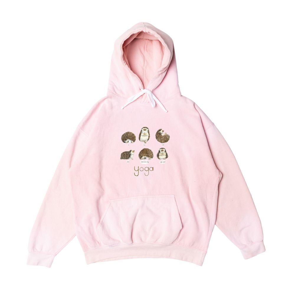 Hedgehog Yoga Poses Hoodies Chairgoods