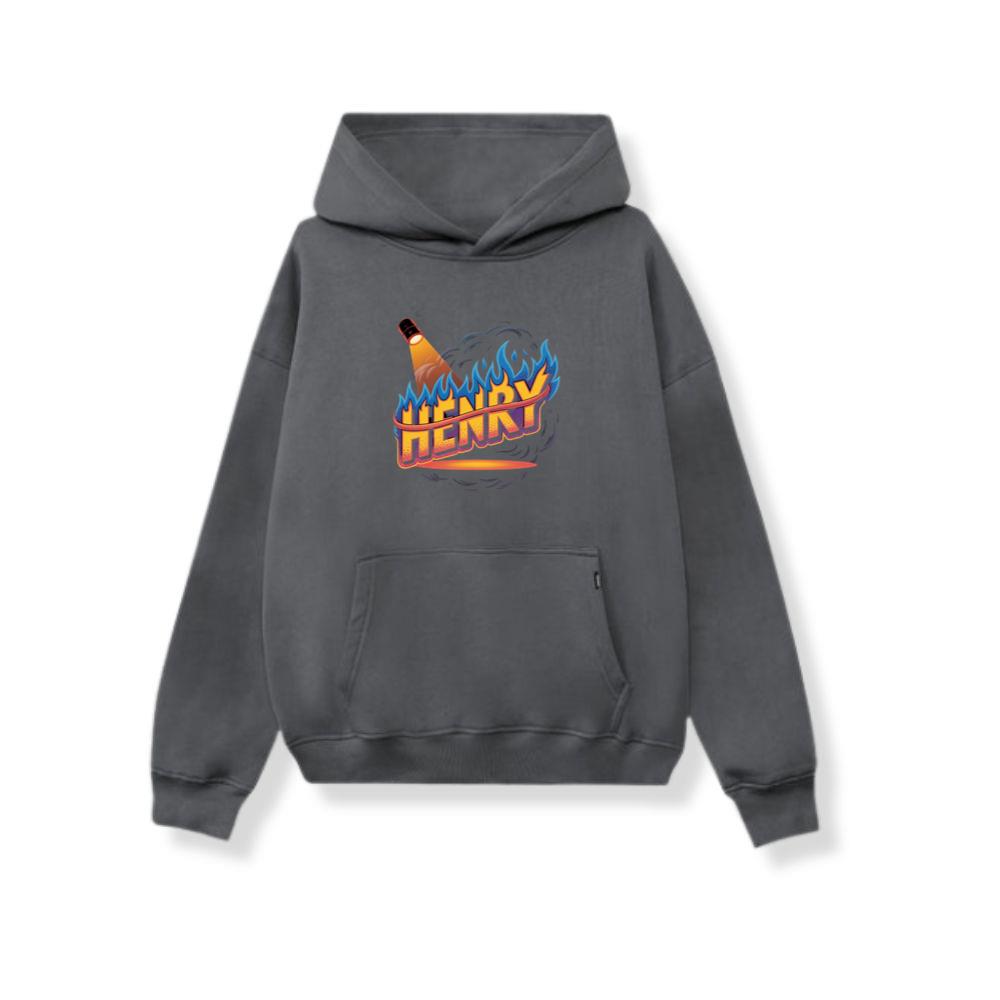 Henry Fire Bottle Retro Cartoon Design Hoodie - Image 2