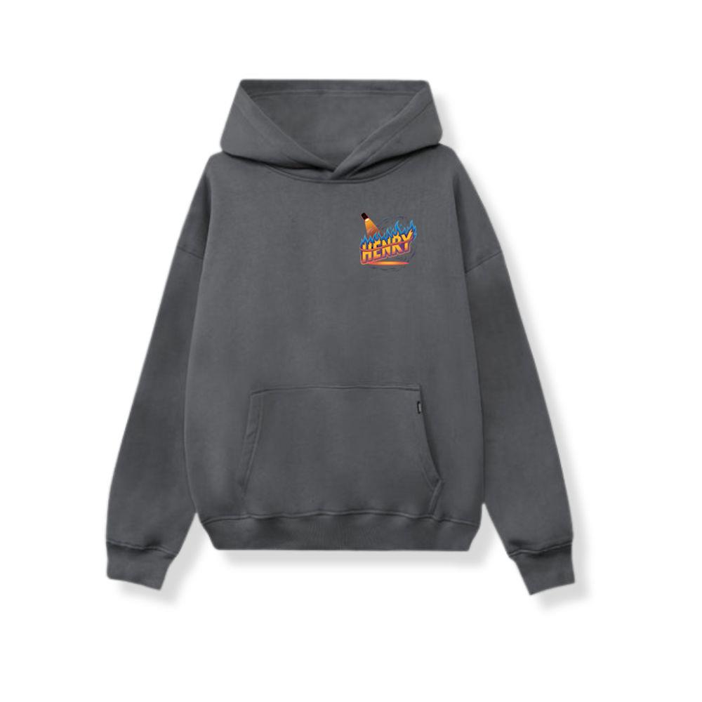 Henry Fire Bottle Retro Cartoon Design Hoodie