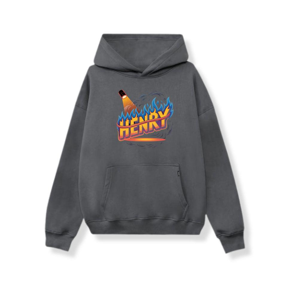 Henry Fire Bottle Retro Cartoon Design Hoodie - Image 3