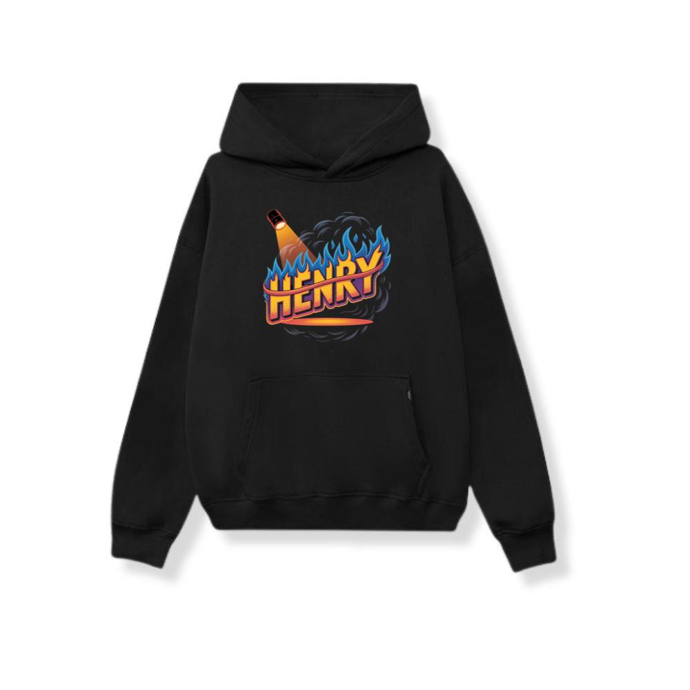 Henry Fire Bottle Retro Cartoon Design Hoodie