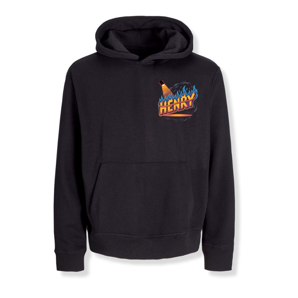 Henry Fire Bottle Retro Cartoon Design Hoodie