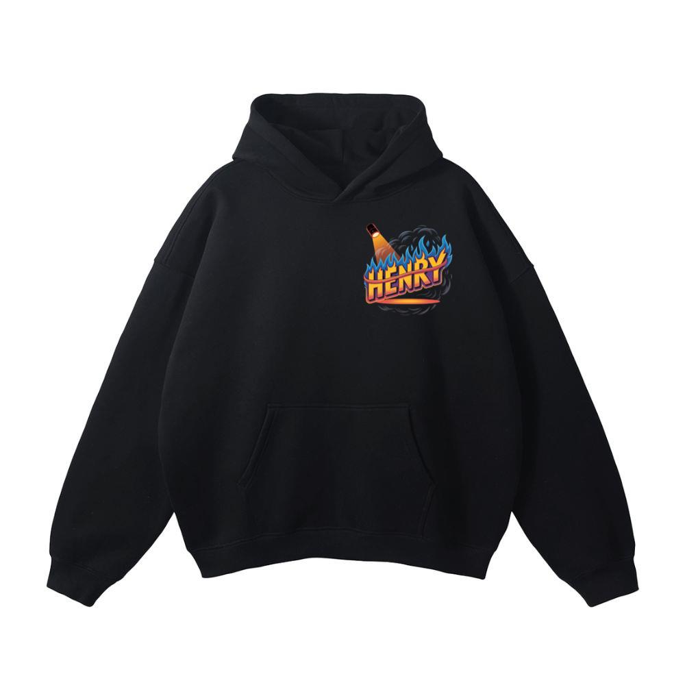 Henry Fire Bottle Retro Cartoon Design Hoodie