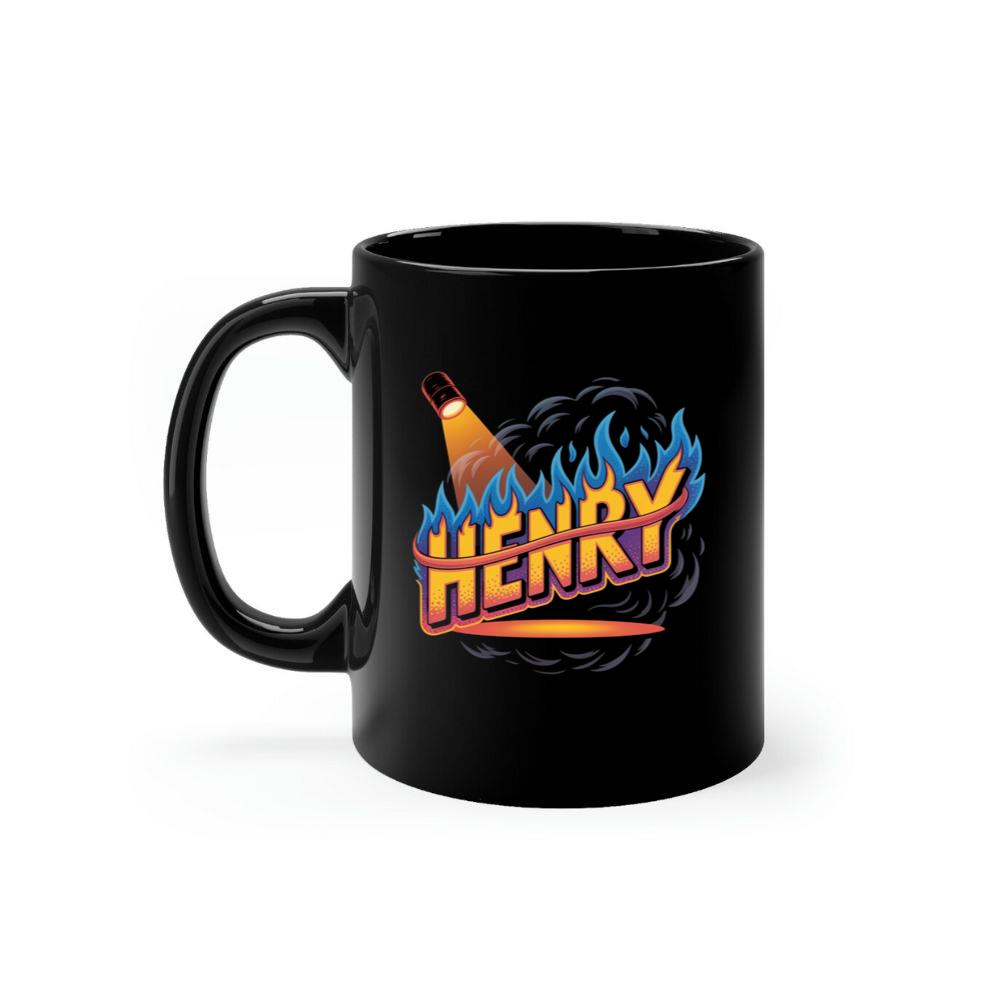 Henry Fire Bottle Retro Cartoon Design Mug