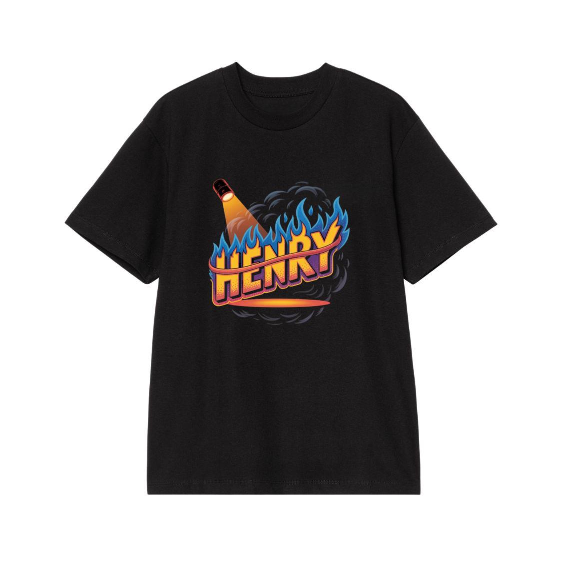Henry Fire Bottle Retro Cartoon Design T-Shirt