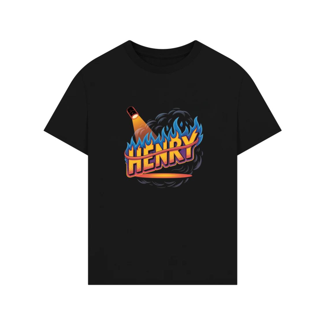 Henry Fire Bottle Retro Cartoon Design T-Shirt