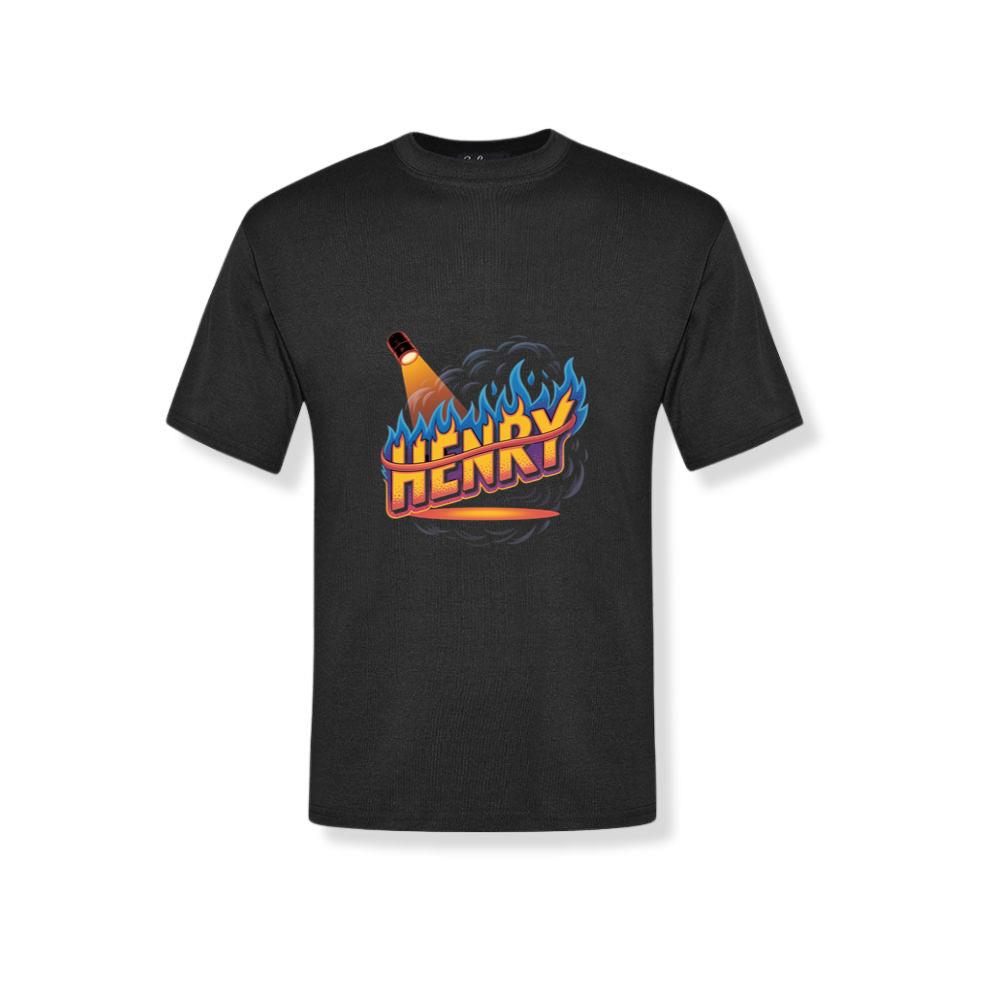 Henry Fire Bottle Retro Cartoon Design T-Shirt