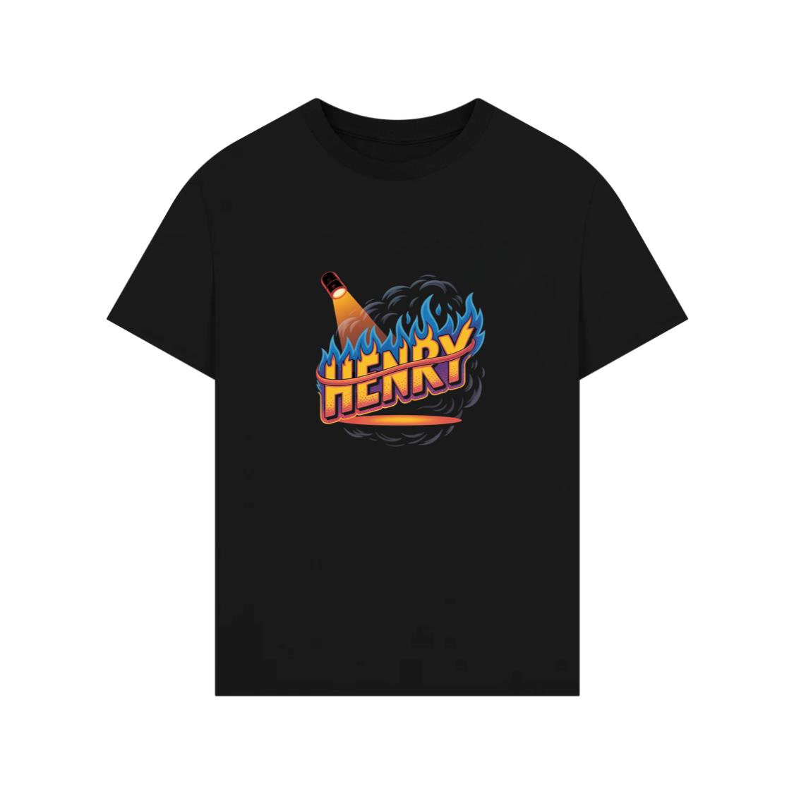Henry Fire Bottle Retro Cartoon Design T-Shirts