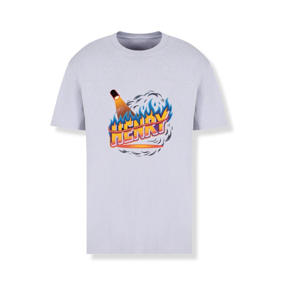 Henry Fire Bottle Retro Cartoon Design T-Shirts