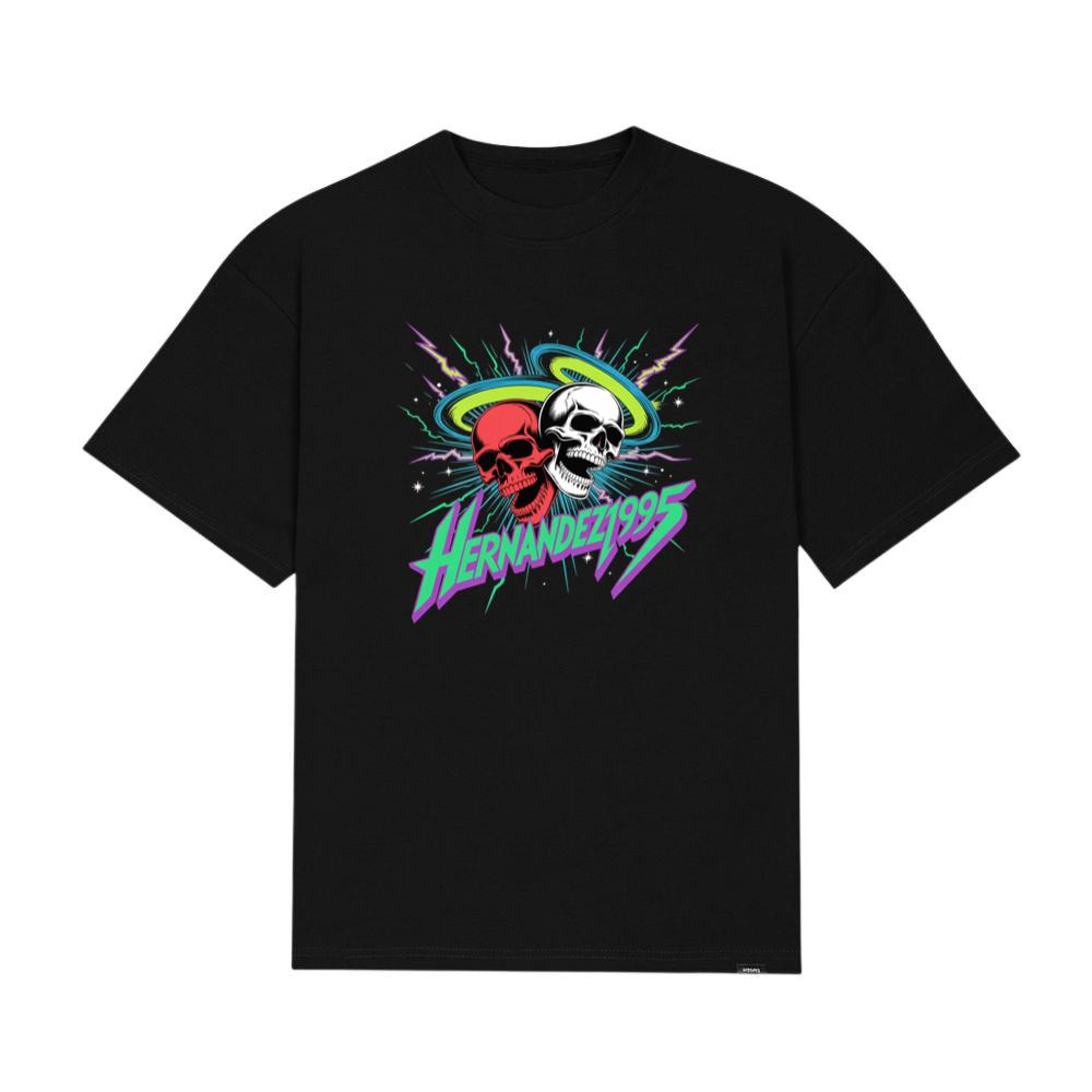 Hernandez 1995 Skull Neon Retro Graphic T-Shirts