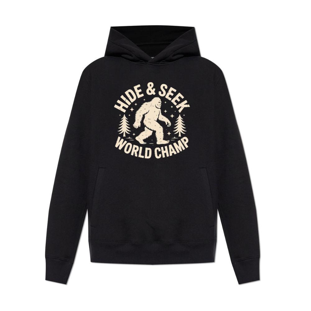 Hide and Seek World Champ Bigfoot Graphic Hoodies