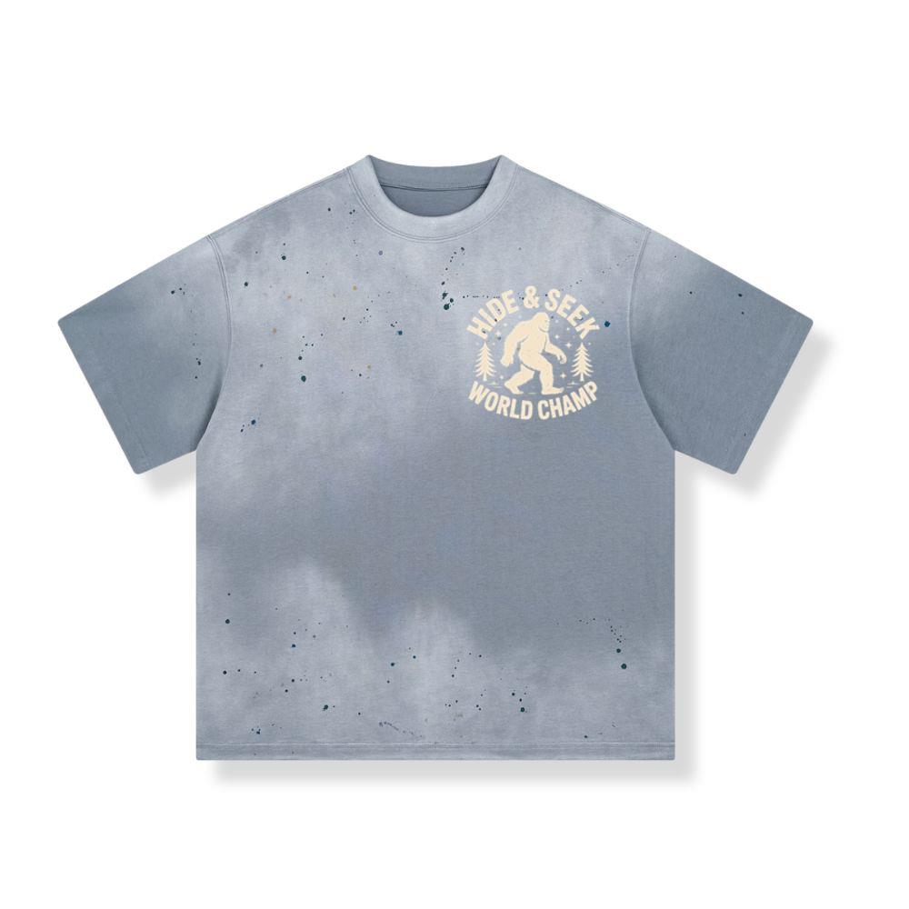 Hide and Seek World Champ Bigfoot Graphic T-Shirt - Image 3