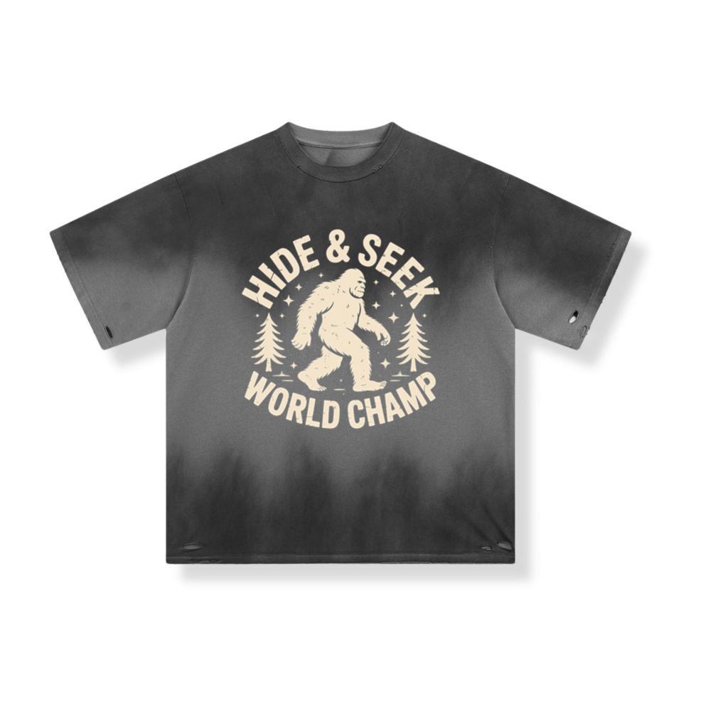 Hide and Seek World Champ Bigfoot Graphic T-Shirt