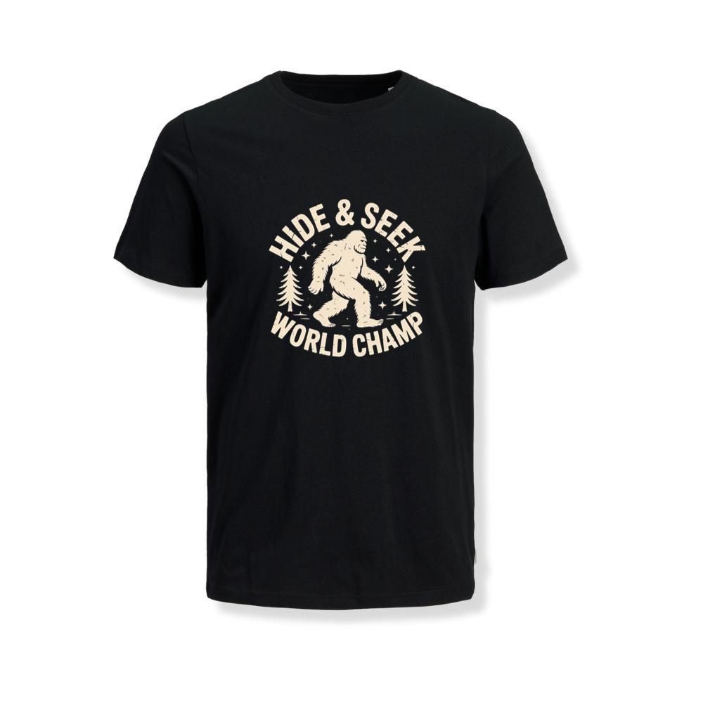 Hide and Seek World Champ Bigfoot Graphic T-Shirts