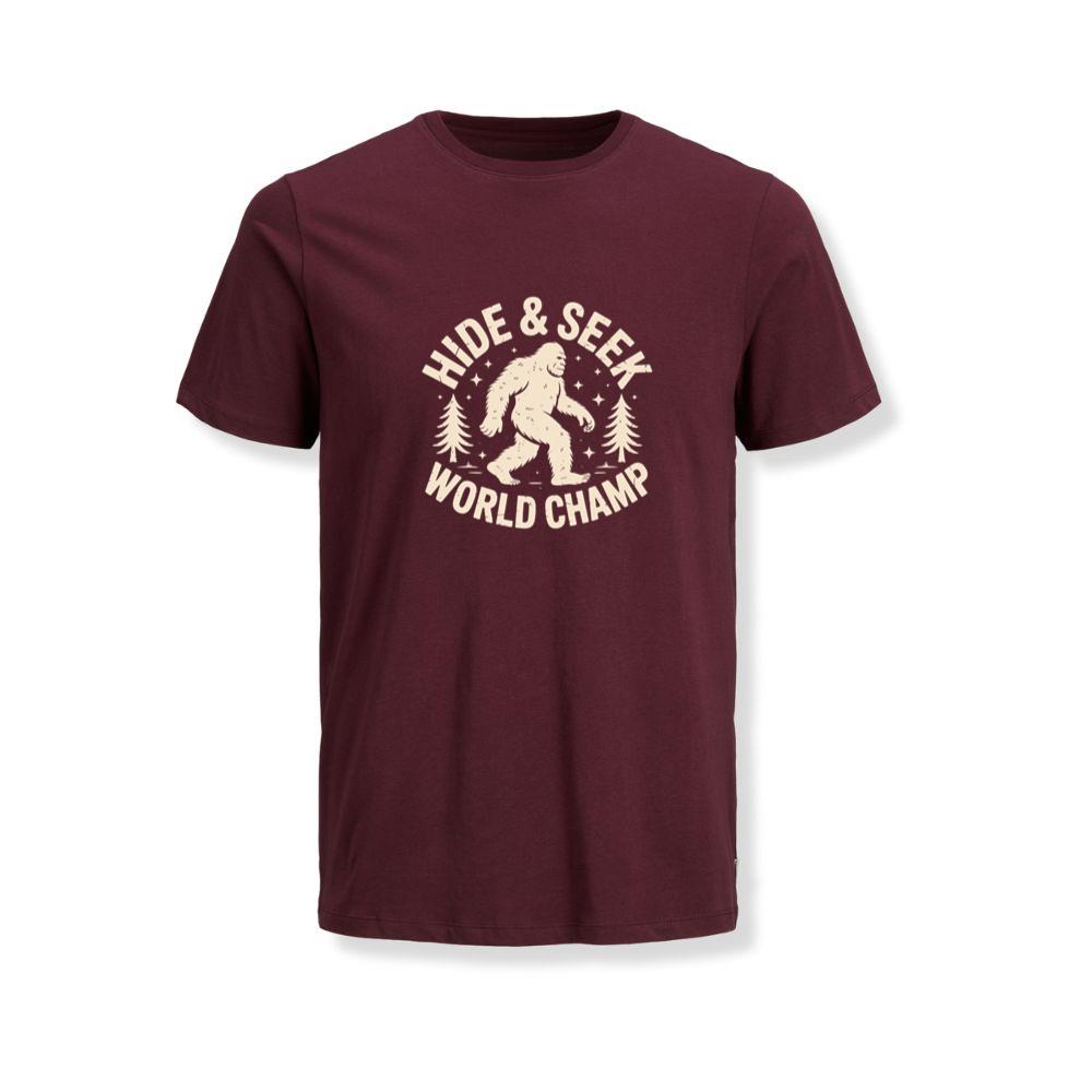Hide and Seek World Champ Bigfoot Graphic TShirts Somoslasia