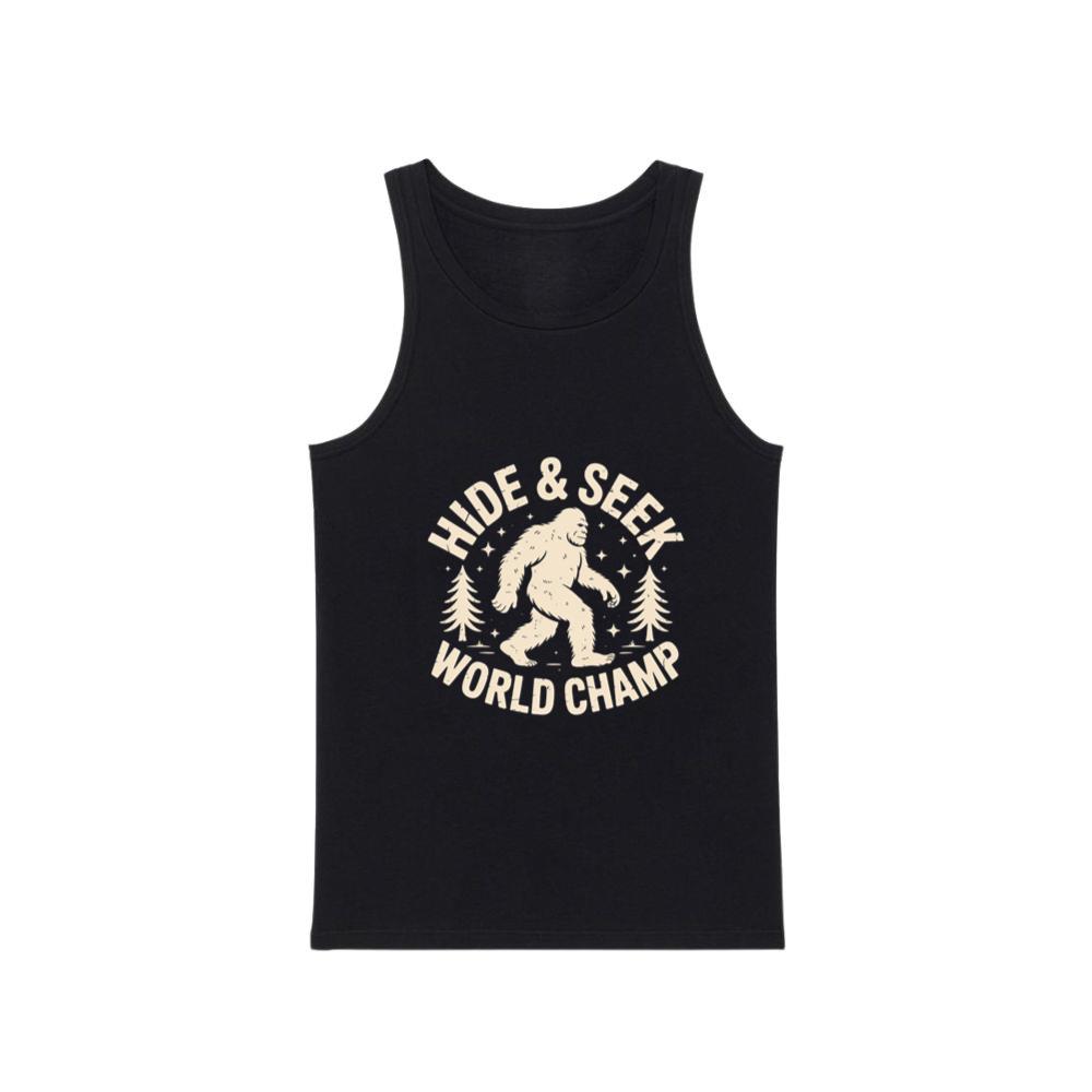 Hide and Seek World Champ Bigfoot Graphic Tank Top