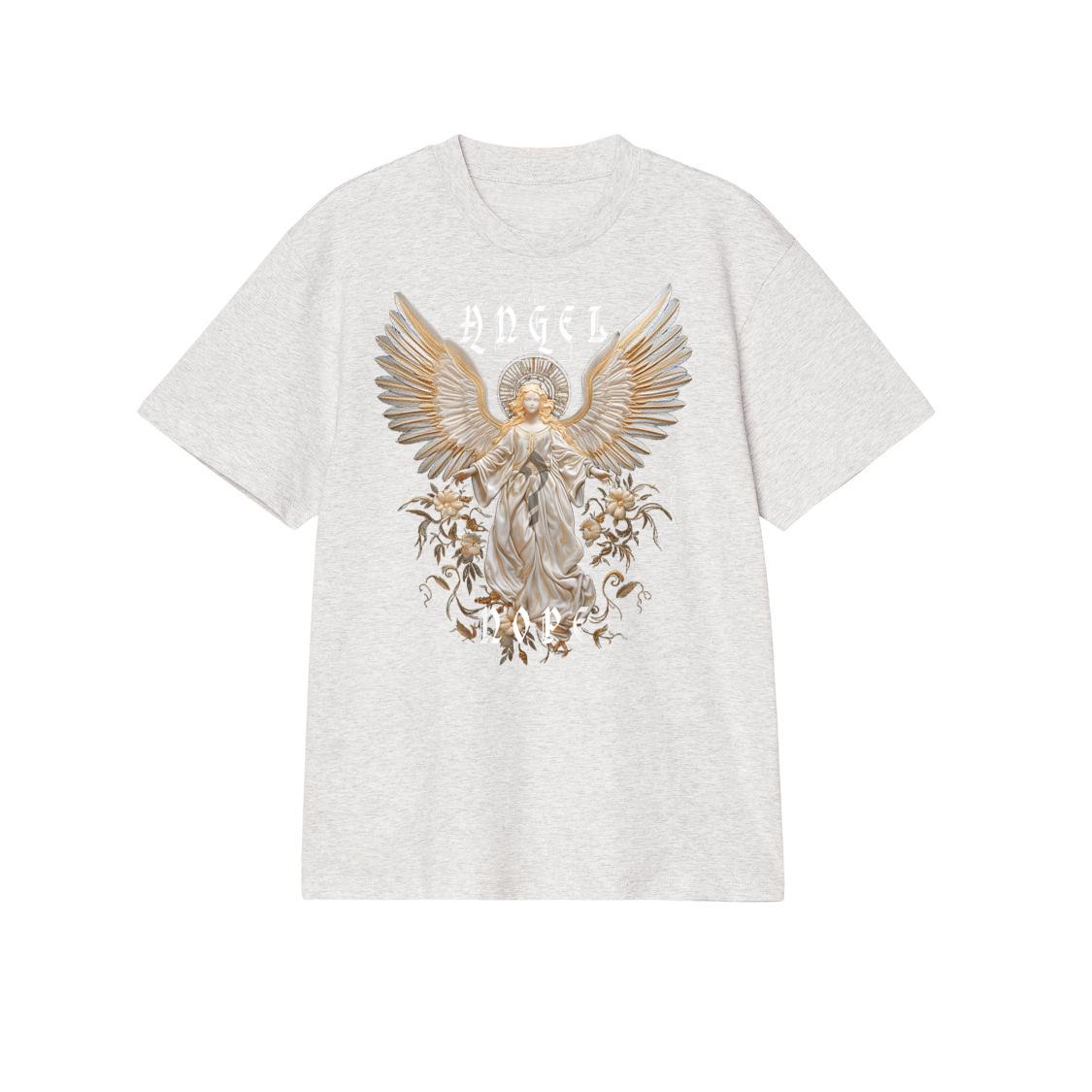 Hip Hop Vintage Edgy Urban Y2K Back Print Streetwear Angel T-Shirt (2)