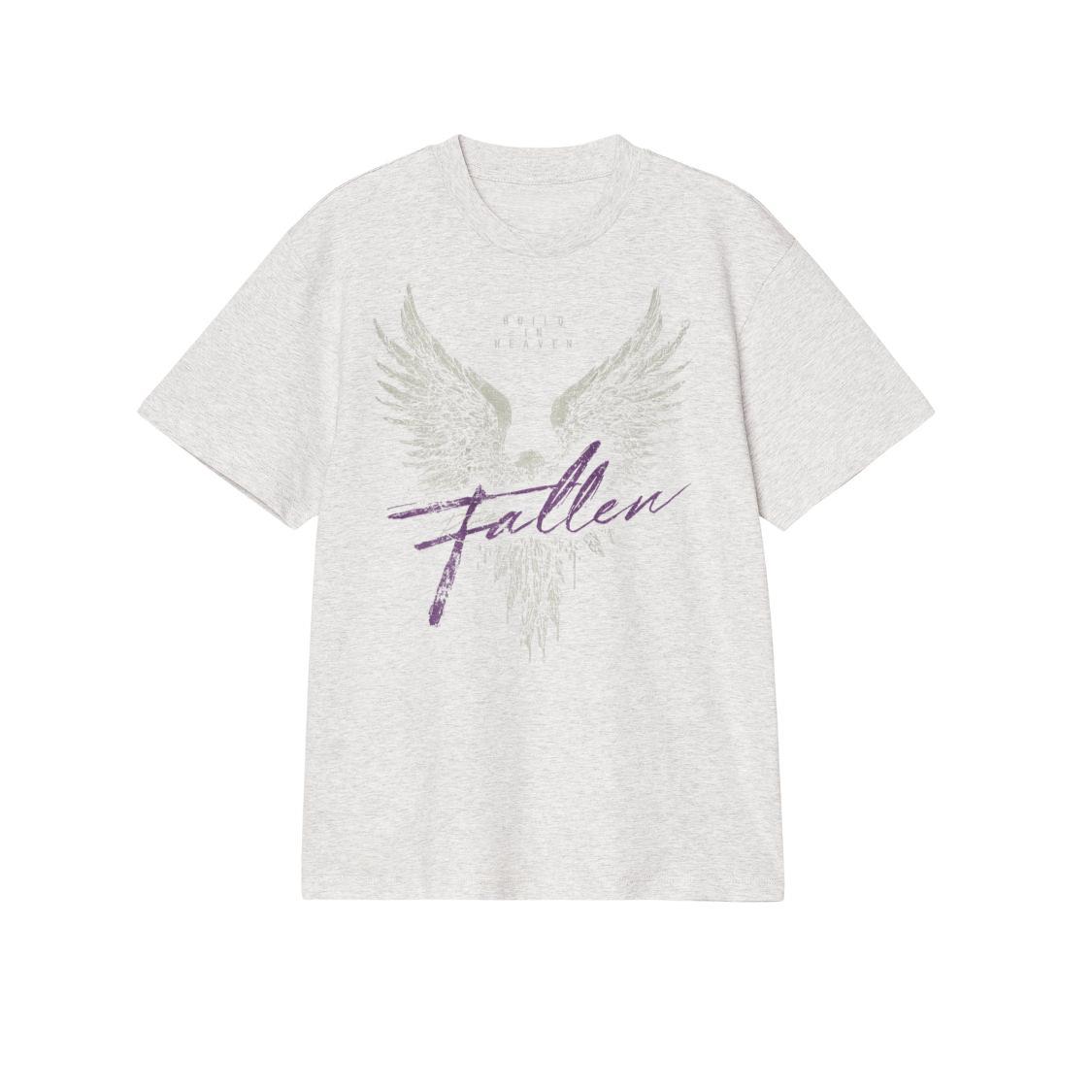 Hip Hop Vintage Edgy Urban Y2K Back Print Streetwear Angel T-Shirt