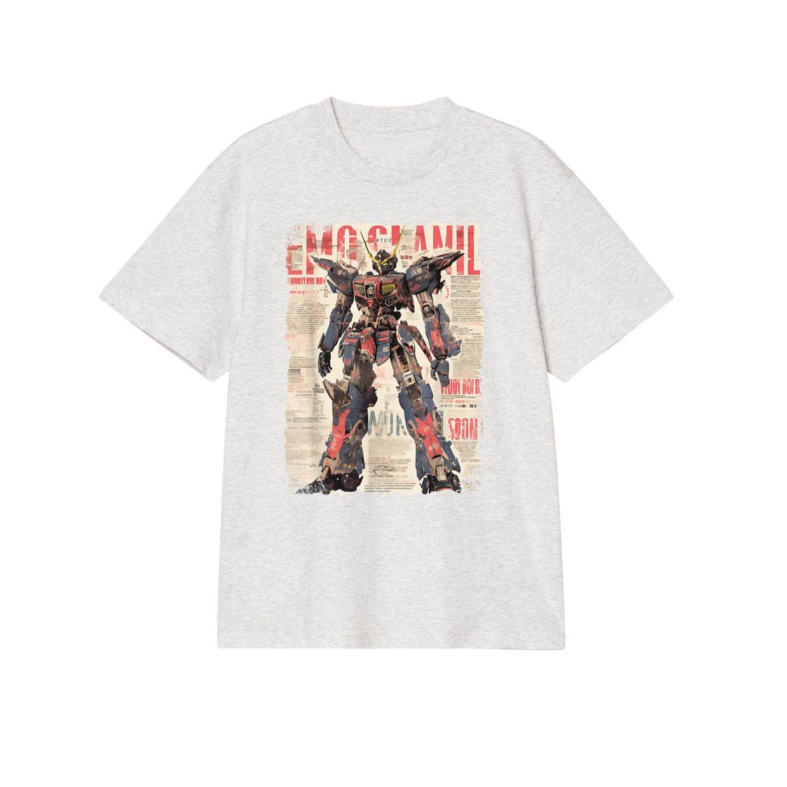 Hip Hop Y2K Vintage Hipster Edgy Urban Streetwear Robot T-Shirt (1)
