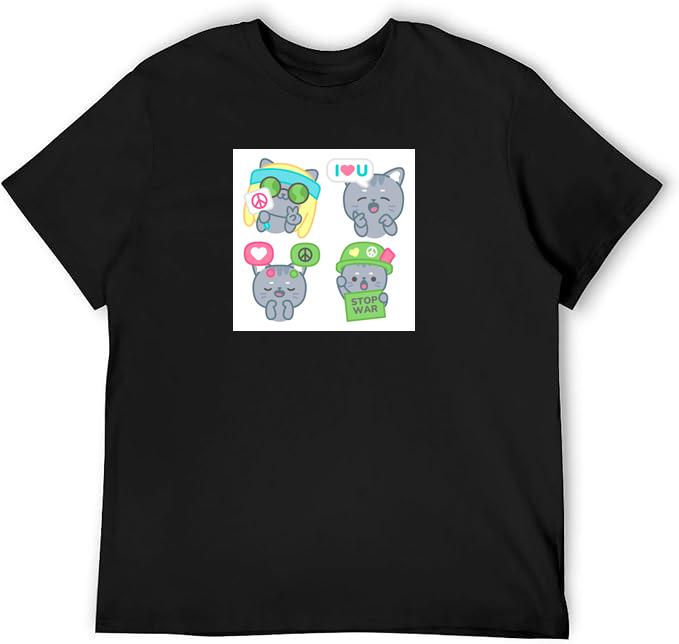 Hippie, Love, Peace, War Cats T-Shirts