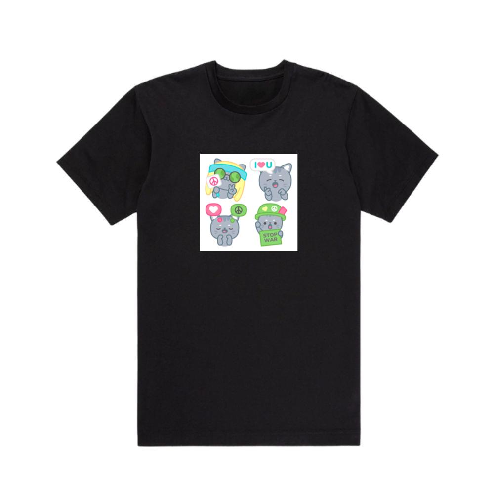 Hippie, Love, Peace, War Cats T-Shirts