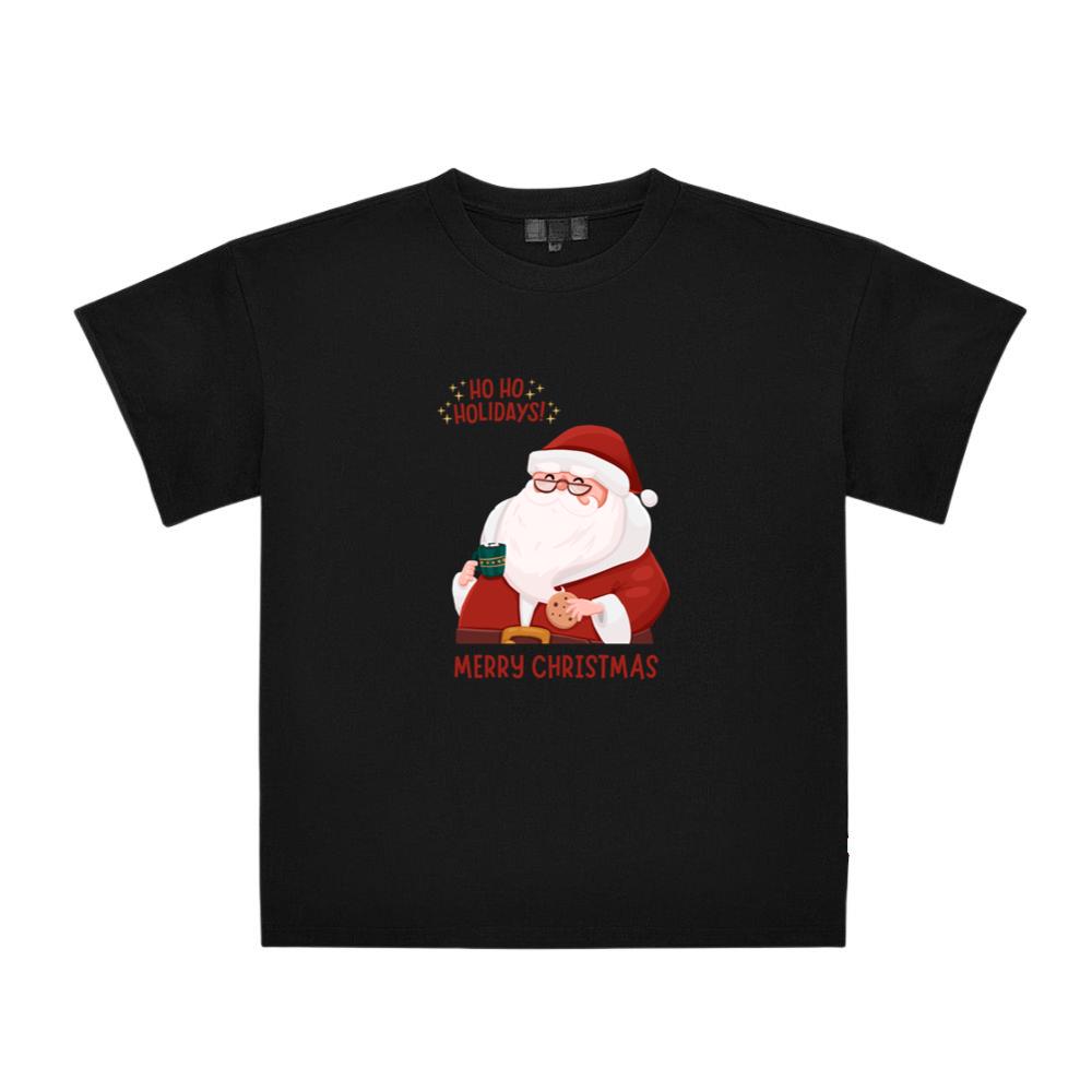 Ho Ho Holidays Santa Cute Top T-Shirts