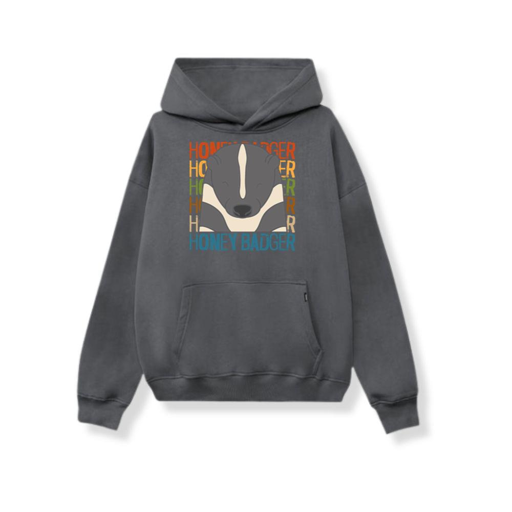 Honey Badger Lover Wildlife Animal Ratel_1 Hoodie