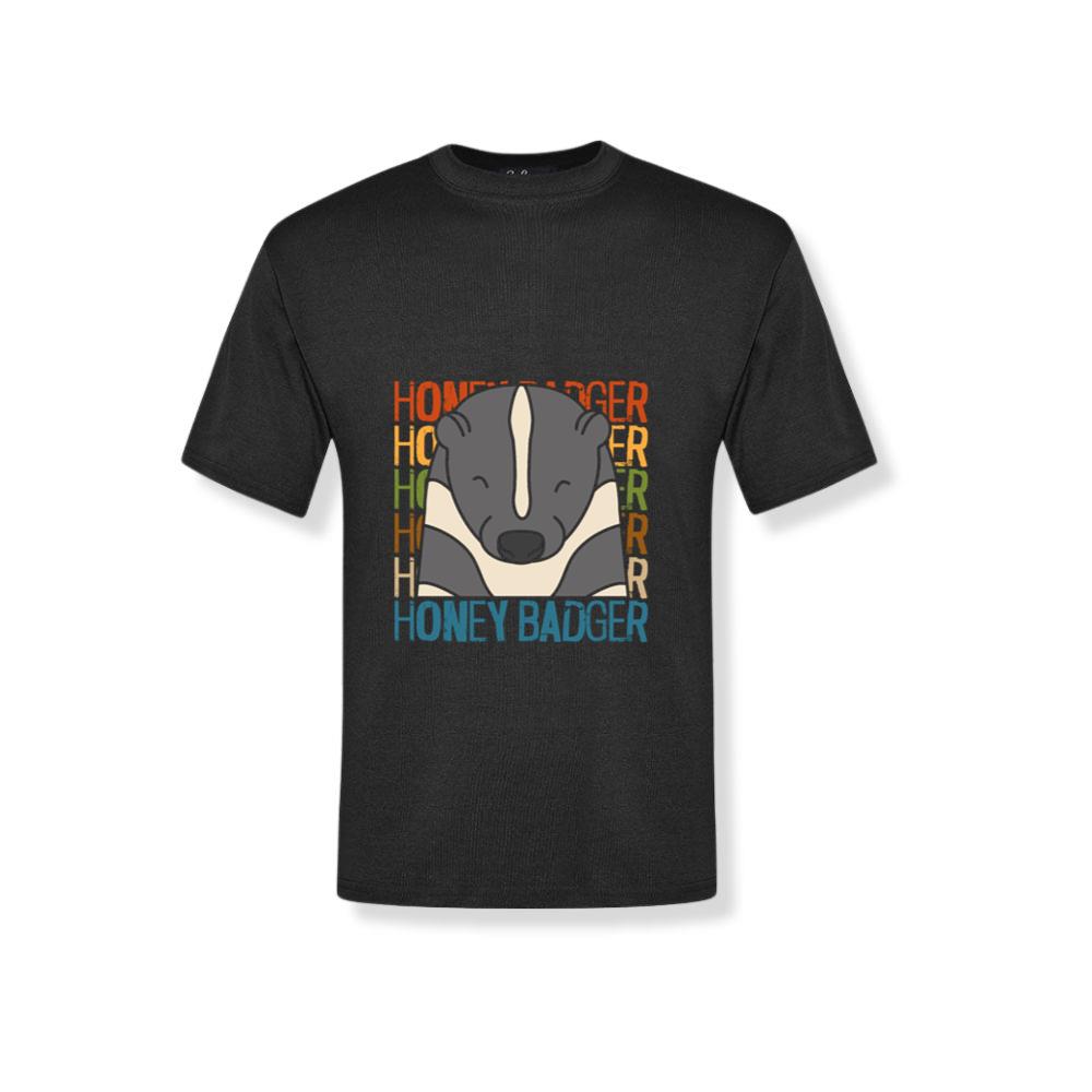 Honey Badger Lover Wildlife Animal Ratel_1 T-Shirts