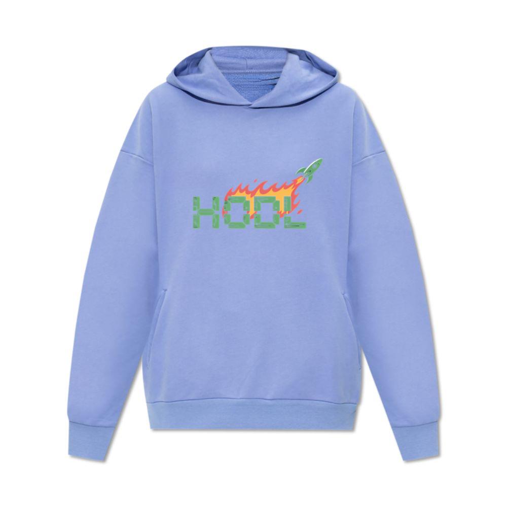Hool Pixel Fire Retro Game Graphic Hoodie