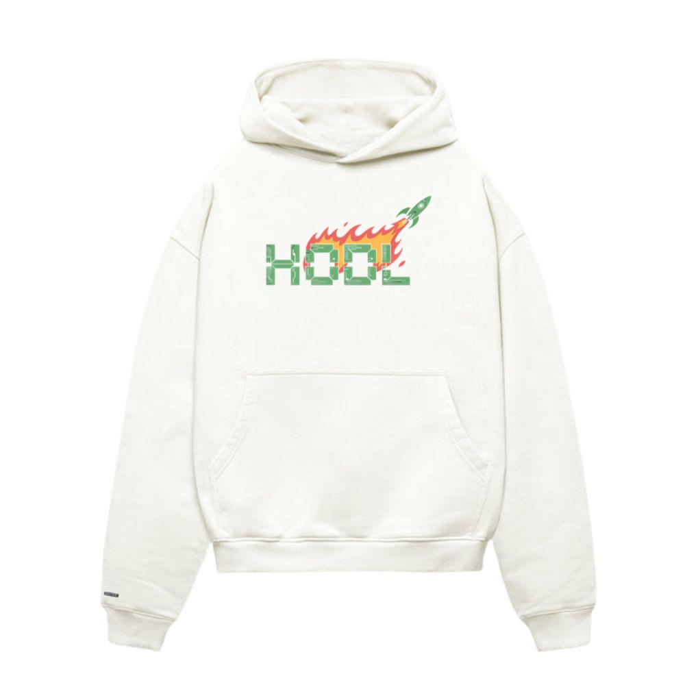 Hool Pixel Fire Retro Game Graphic Hoodie
