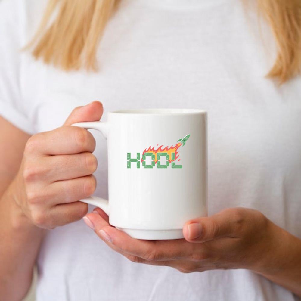 Hool Pixel Fire Retro Game Graphic Mug