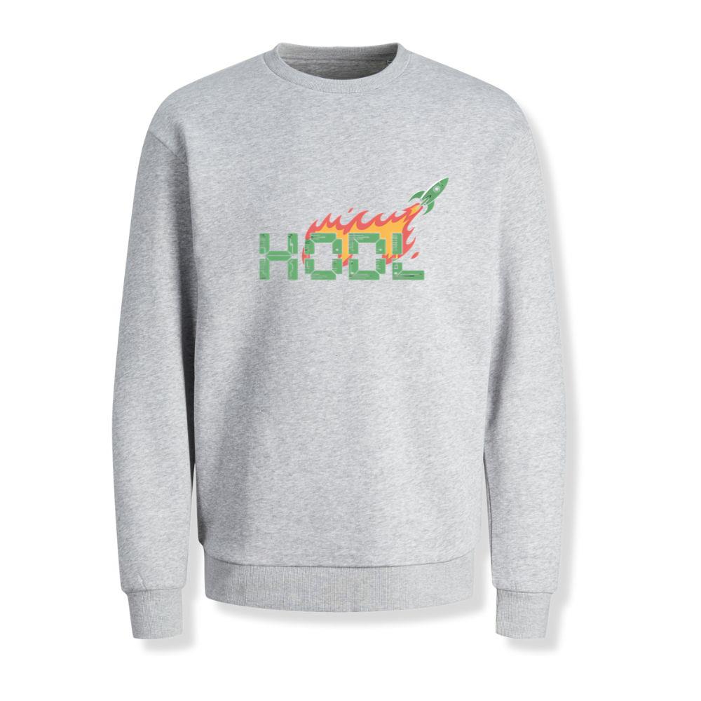 Hool Pixel Fire Retro Game Graphic Sweatshirt