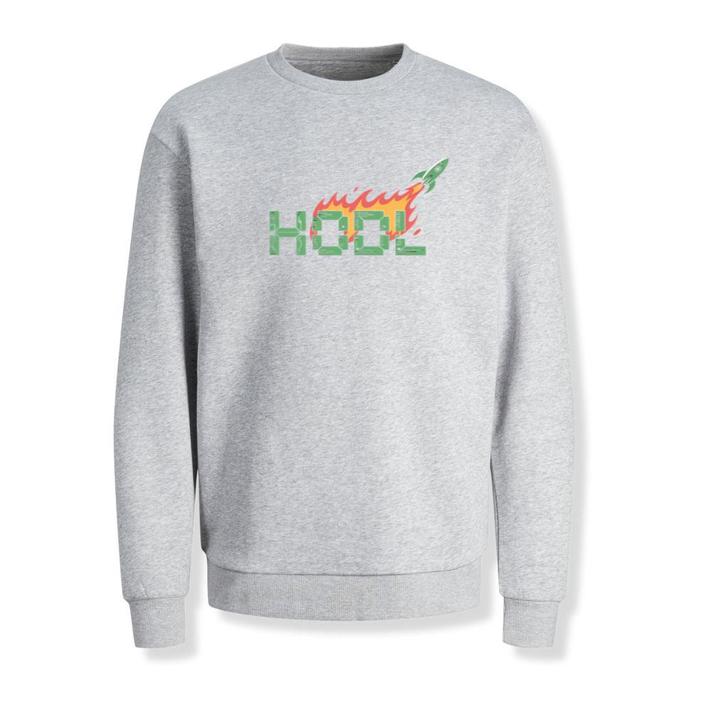 Hool Pixel Fire Retro Game Graphic Sweatshirt