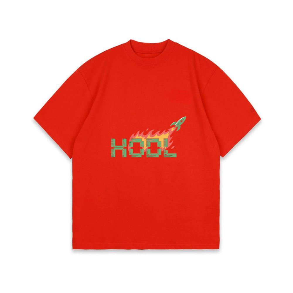 Hool Pixel Fire Retro Game Graphic T-Shirt