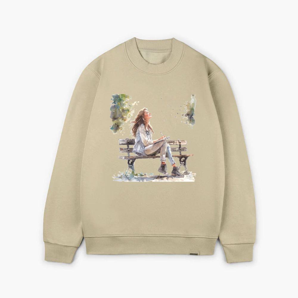 Hopeful Girl in the Park Clipart Bundle Sweatsrhits