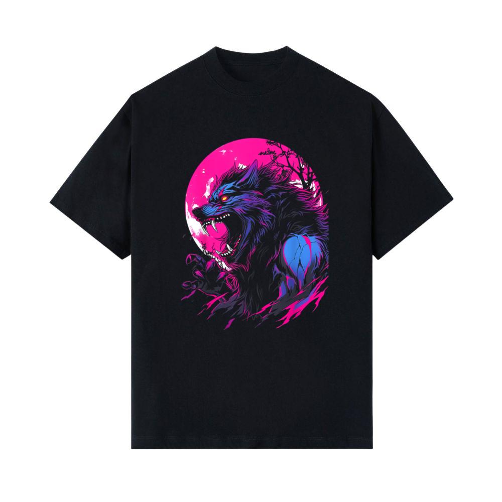 Horror Werewolf Head Halloween Mythology Wolf Shifter Lycan T-Shirt (2) 
