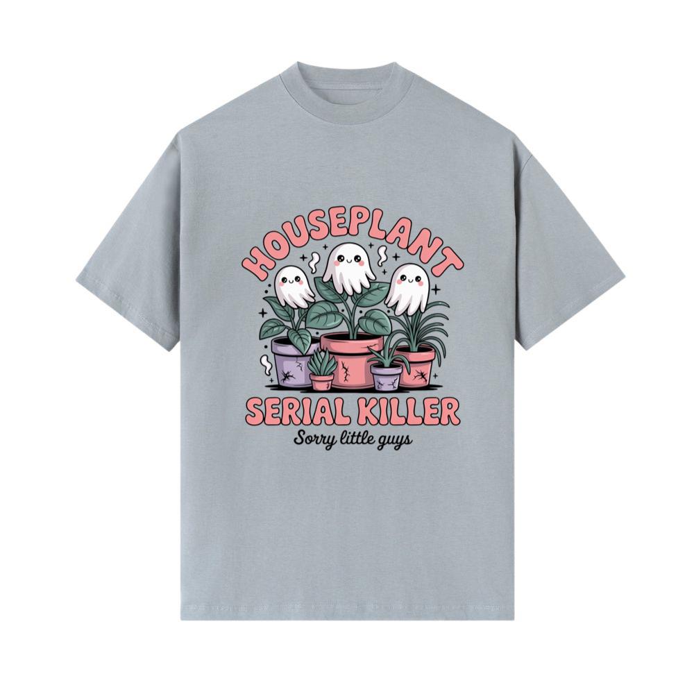 Houseplant Serial Killer Funny Ghost Plant T-Shirt