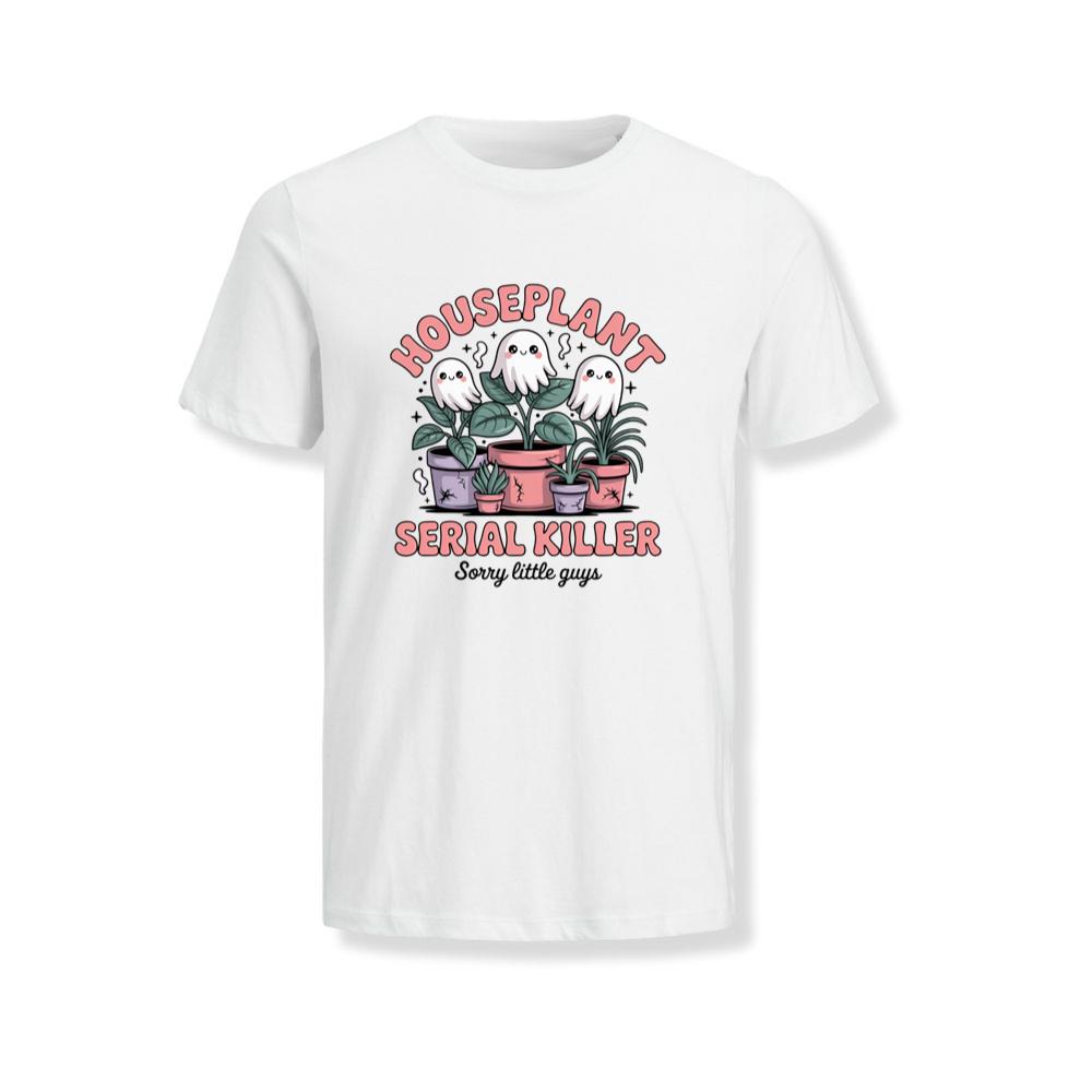 Houseplant Serial Killer Funny Ghost Plant T-Shirts