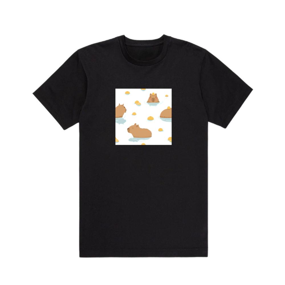 Humorous Capybara Citrus Soak T-Shirts