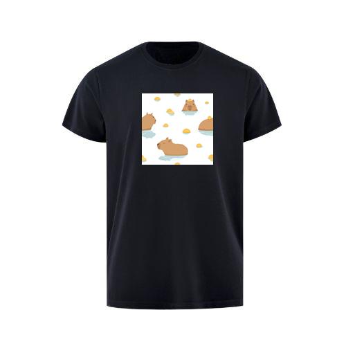 Humorous Capybara Citrus Soak T-Shirts