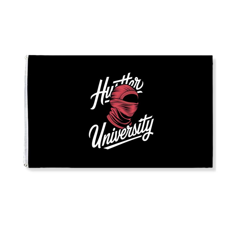 Hunter University Retro Boxing Graphic Design Flag