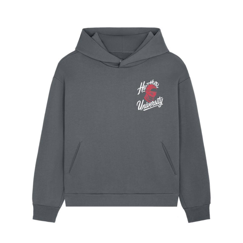 Hunter University Retro Boxing Graphic Design Hoodie - Image 2