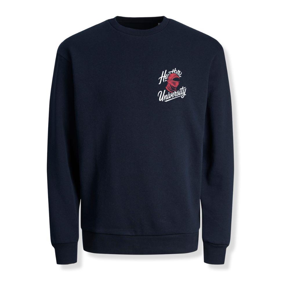 Hunter University Retro Boxing Graphic Design Sweatshirt