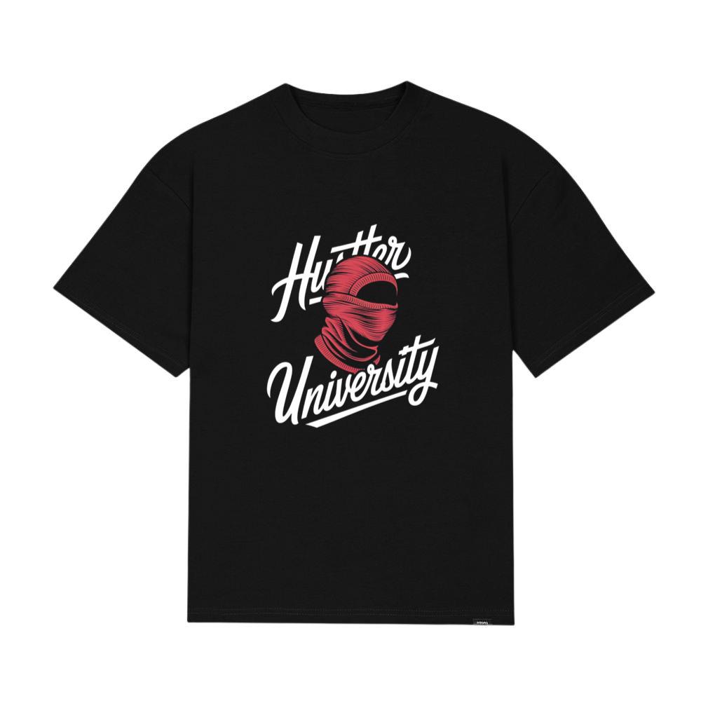 Hunter University Retro Boxing Graphic Design T-Shirt