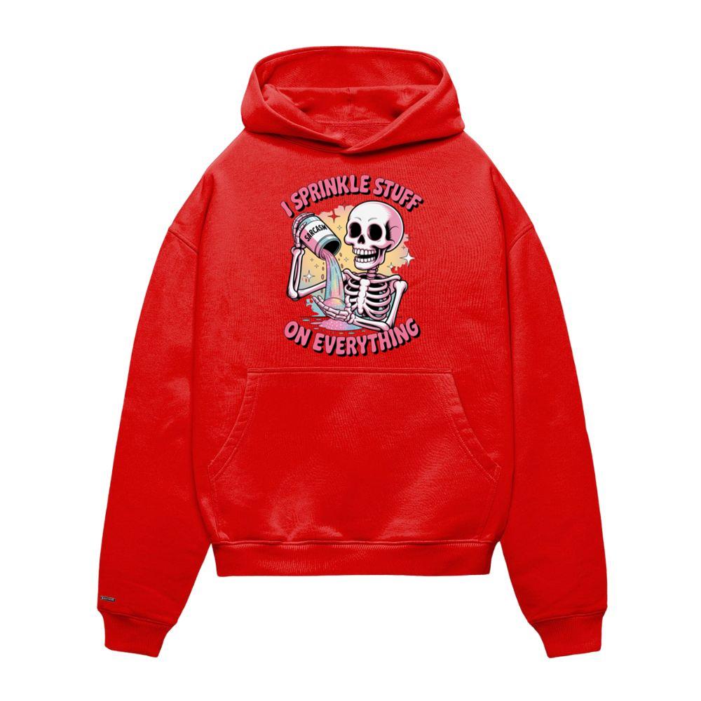 I Sprinkle Stuff Skeleton Funny Graphic Vintage