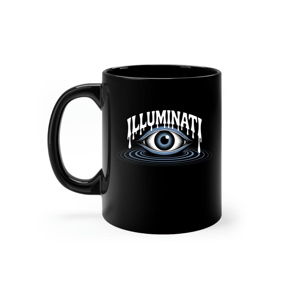 Illuminati All-Seeing Eye Symbol with Mystical Rays Graphic Mug