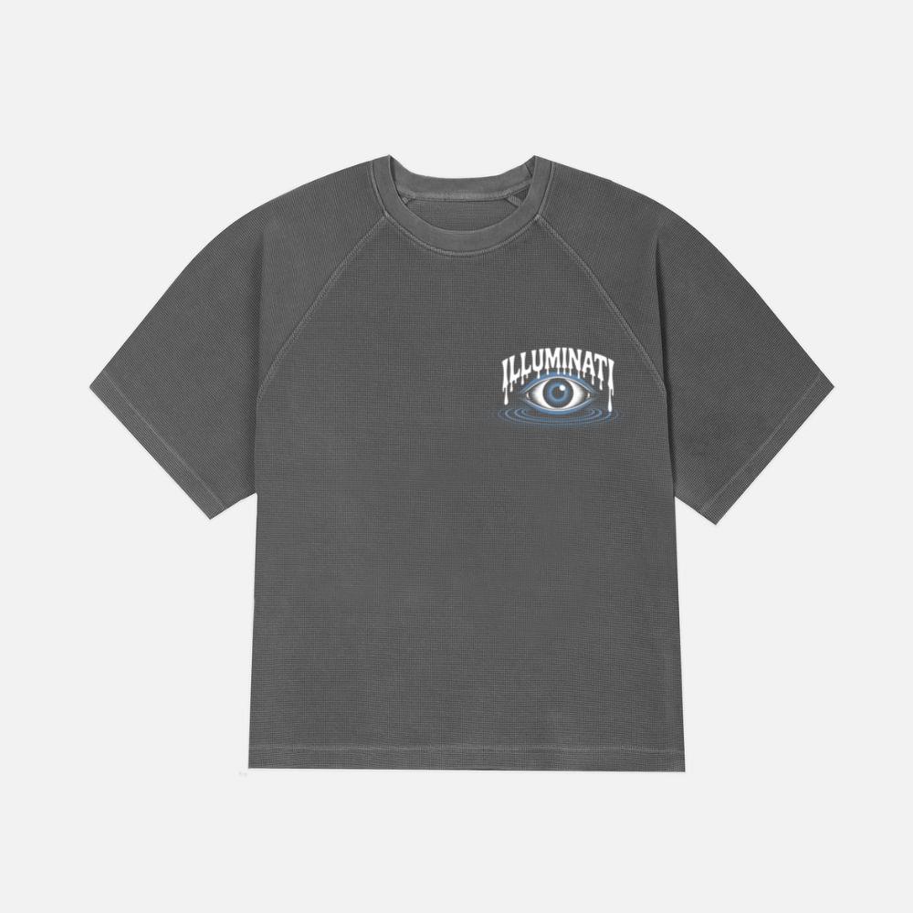 Illuminati AllSeeing Eye Symbol with Mystical Rays Graphic TShirt Kelyee