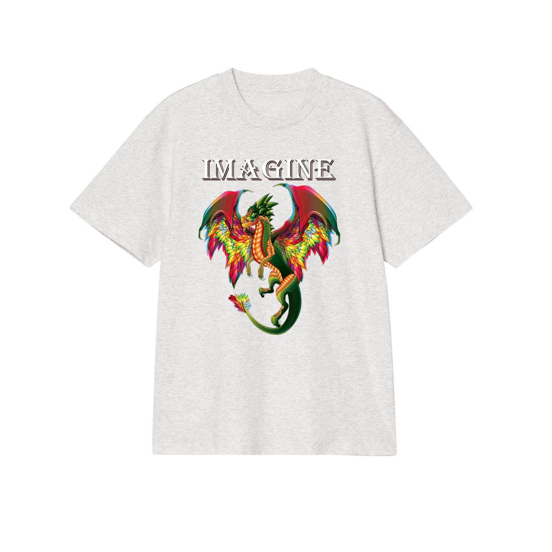 Imagine Being A Dragon Breathing Fire Magical Wings Boys Men T-Shirt