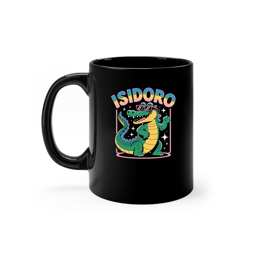 Isidoro Cool Crocodile Cartoon Graphic for Tropical Streetwear Vibe Mug