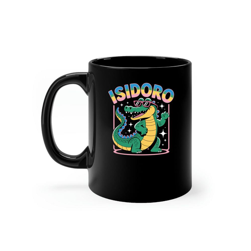 Isidoro Cool Crocodile Cartoon Graphic for Tropical Streetwear Vibe Mug